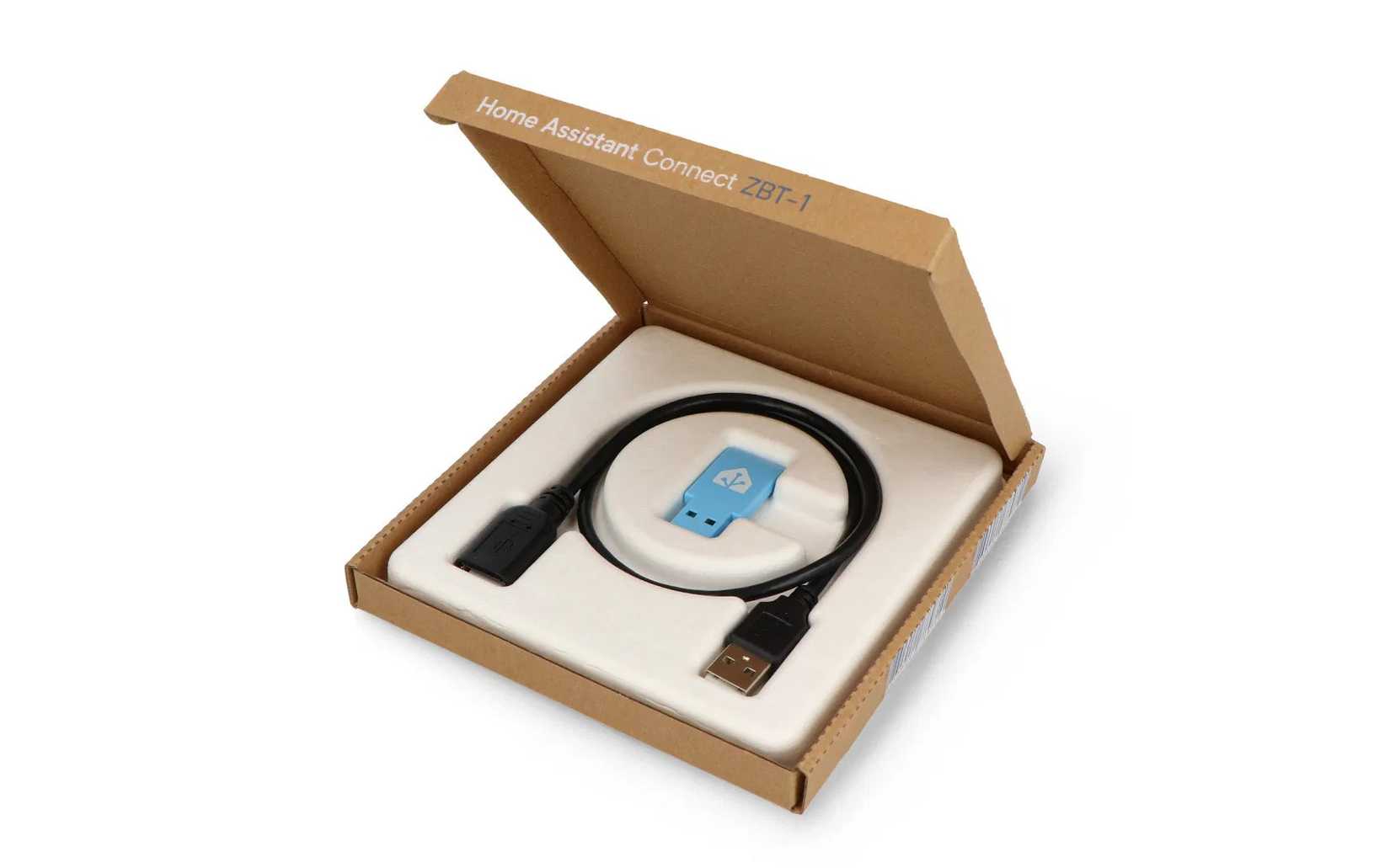 Βοηθός σπιτιού Connect ZBT-1 USB Dongle στο κουτί.
