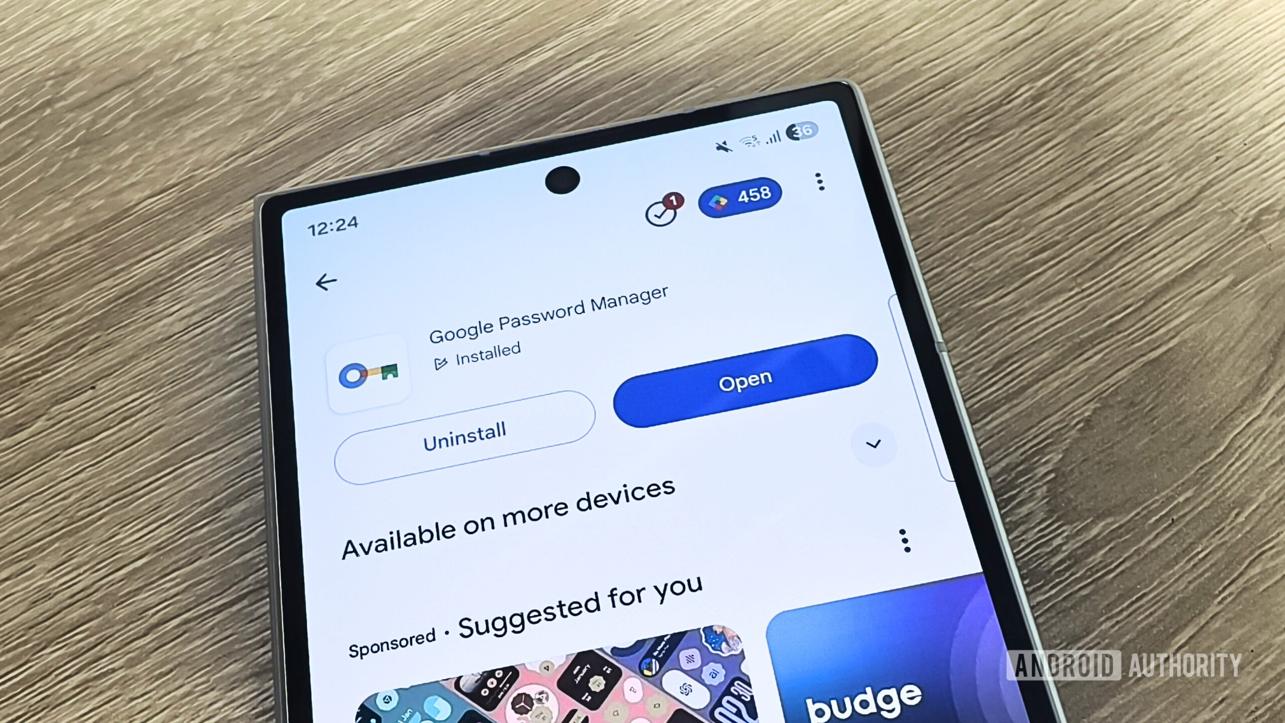 Google Password Manager Play Store Listing