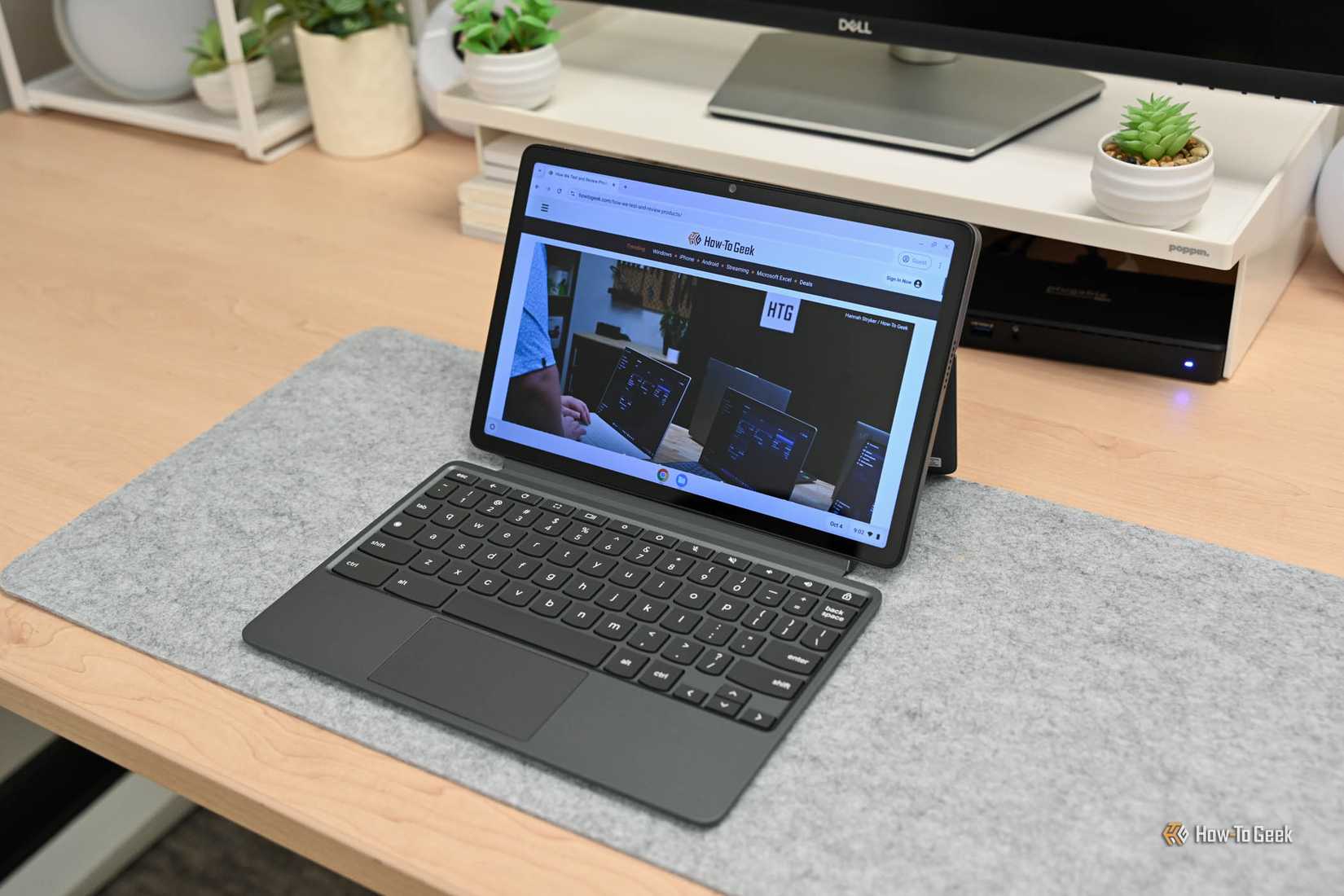 Ο τρόπος με το Geek Open στο ντουέτο Lenovo Chromebook 11 ιντσών.